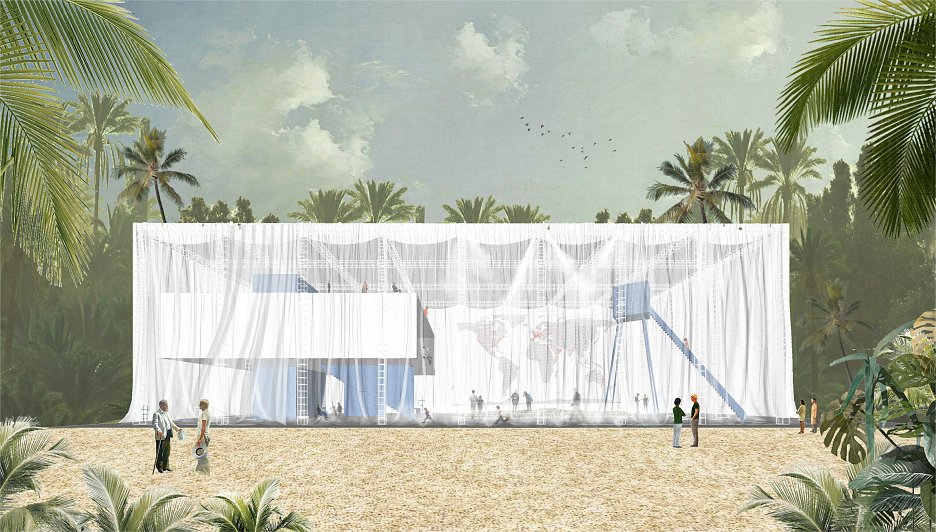 Architektonický návrh slovenskej expozície na Svetovej  výstave Expo 2020 Dubaj